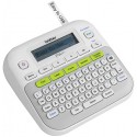 Brother P-touch, PTD210, Easy-to-Use Label Maker, One-Touch Keys, Multiple Font Styles, 27 User-Friendly Templates, White
