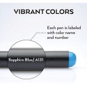 Arteza Real Brush Pens, 48 Colors for Watercolor Painting with Flexible Nylon Brush Tips, Paint Markers for Coloring, Calligraphy and Drawing with Water Brush for Artists and Beginner Painters