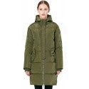 Orolay Women's Thicken Plus Size Down Jacket Hooded Coat