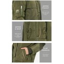 Orolay Women's Thicken Plus Size Down Jacket Hooded Coat